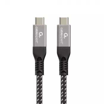 USB-C na USB-C kábel GEMBIRD CCBP-USB4-CMCM240 1,5 m, USB4 Gen 3x2, 40 Gbit/s, 240 W, čierny