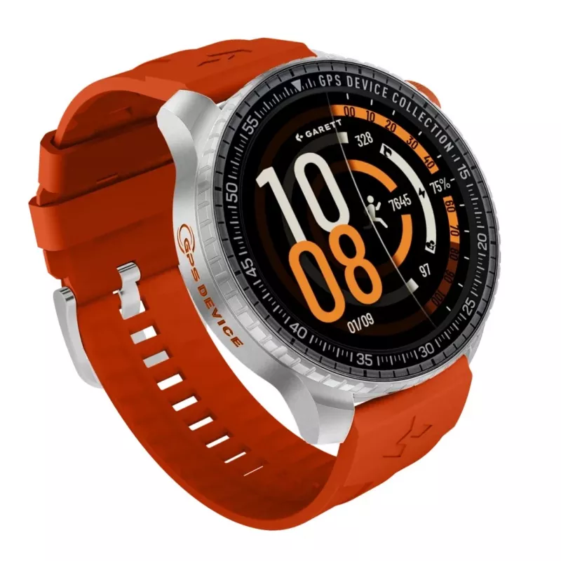 Smartwatch Garett Compass GPS strieborný — Garett Compass GPS strieborný