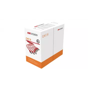 Sieťový kábel Hikvision DS-1LN6-UU 305m Cat6 U/UTP oranžový