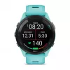 Garmin Forerunner 265 3,3 cm (1,3 palca) AMOLED 46 mm digitálne 416 x 416 pixelov dotyková obrazovka čierna, modrá Wi-Fi GPS (satelit)