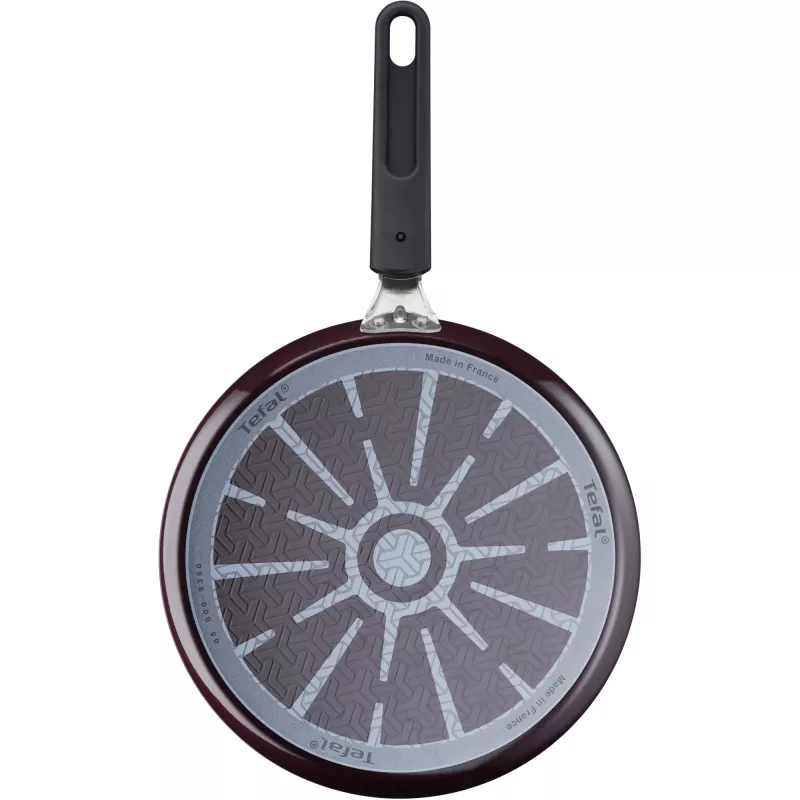 Panvica na palacinky Tefal Resist Intense D52210 okrúhla 25 cm čierna červená