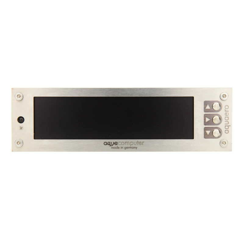 Aqua Computer 53145 regulátor ventilátorov LCD nerezová oceľ