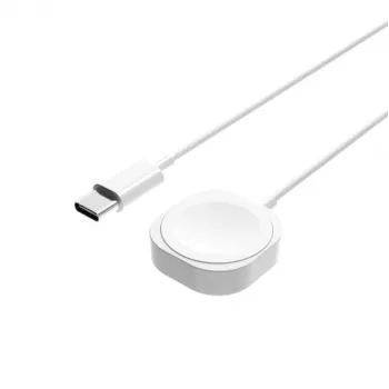 Nabíjací kábel FIXED FIXDW-AW-C USB-C na magnetický konektor Apple Watch, 1 m