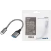 LogiLink USB 3.2 Gen1 Type-C adaptér C/M na USB-A/F OTG hliník 0,15 m