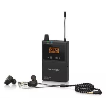 Bezdrôtový prijímač Behringer UL1000G2 – frekvenčná charakteristika 40 Hz–20 kHz