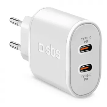 SBS TETRPD20CCW nabíjačka pre mobilné zariadenia biela interiérová (TETRPD20CCW)