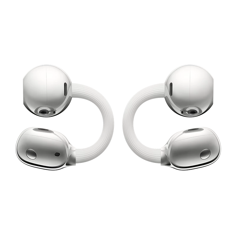 Headset HUAWEI FreeClip 2 — True Wireless Stereo (TWS) In-Ear, biely, 129 g