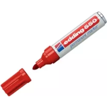 Permanentný marker Edding 550 červený 10 ks