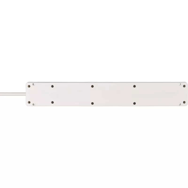 Brennenstuhl Bremounta zásuvková lišta, 5 zásuviek + 2x USB-C, 3 m, biela