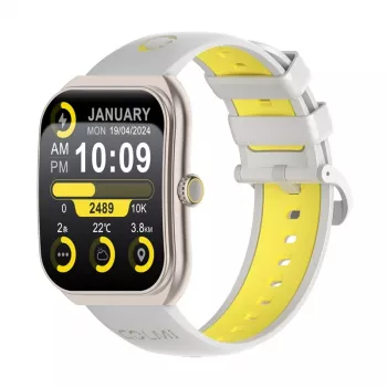 Smartwatch Colmi P86 zlatá s Bluetooth a meračom tepu