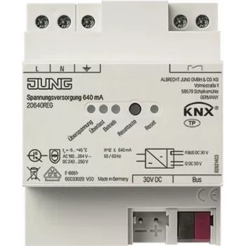 Napájací zdroj jung 20640REG KNX 640 mA