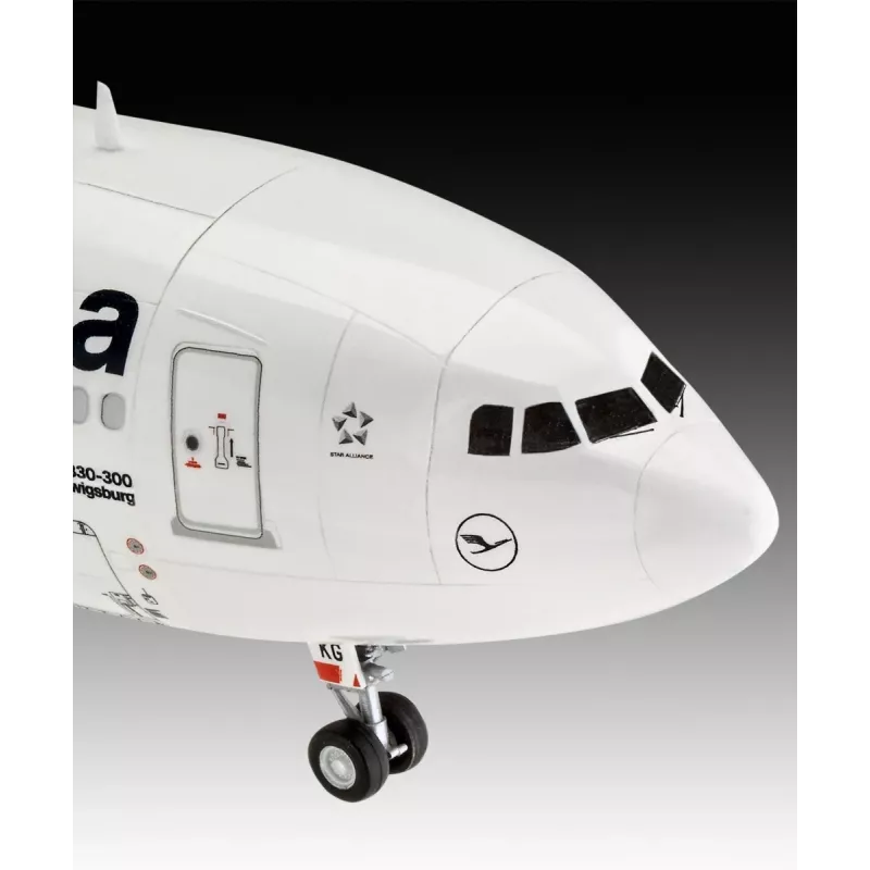 Plastový model lietadla REVELL Airbus A330-300 Lufthansa mierka 1:144