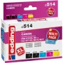 EDDING atramentová kazeta nahrádza Canon PGI-570XL+CLI-571XL kompatibilná čierna azúrová purpurová (18-514-01)