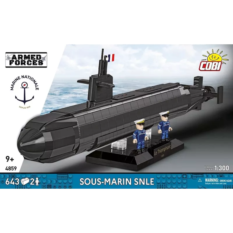 Cobi Blocks Sous-Marin SNLE stavebnica — 643 dielov