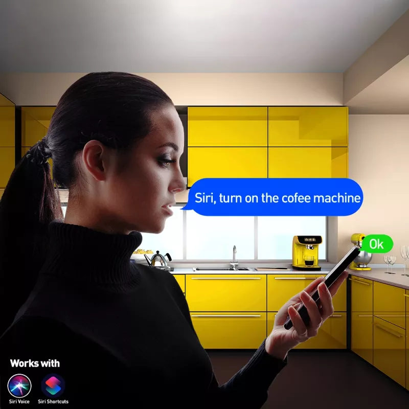 Inteligentná WiFi nástenná zásuvka Tellur TLL331531 – 3600 W 16 A, WiFi diaľkové ovládanie