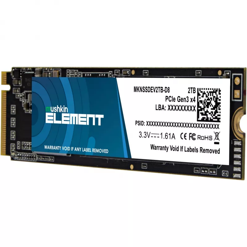 Mushkin ELEMENT – SSD – 2 TB – interný – M.2 2280 – PCIe 3.0 x4 (NVMe)
