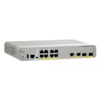 Cisco - Catalyst 2960CX-8TC-L - Switch - managed - 8 x 10/100/1000 + 2 x SFP + 2 x 10/100/1000 (Uplink) Desktop rack-montovateľný