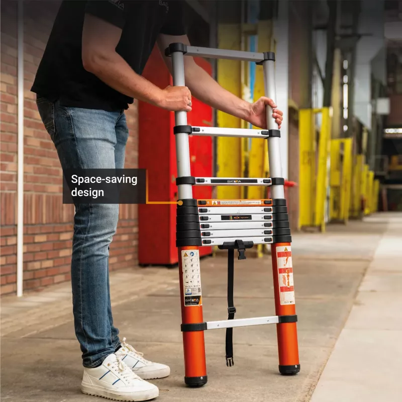 Teleskopický rebrík Batavia B.V. Giraffe AIR 2,93 m – kompaktný výsuvný rebrík