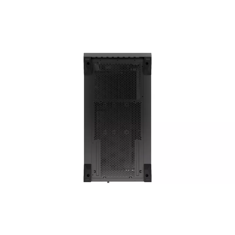 Počítačová skriňa KRUX Palum KRXD008 ATX čierna — 2x 3,5 inch pozície, 2x 2,5 inch pozície, 2x 120 mm ventilátor, GPU do 39,5 cm