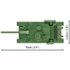 Stavebnica Cobi T-34-85 model tanku — 110 dielov, vek 6+, zelená