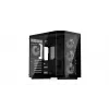 Krux Empero KRXD010 PC skriňa Midi Tower, ATX, tvrdené sklo, 4x 120 mm ARGB ventilátory, čierna - grafická karta do 420 mm, chladič CPU do 155 mm, 2x 3,5" + 3x 2,5" pozície