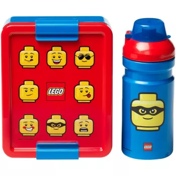 Sada na obed LEGO 40580001 Bright Blue – detská desiata a sada fliaš na pitie