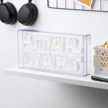 LED neónové svetlo Paladone Star Wars Design PP13123SW — dekoratívna LED tabuľa na stenu alebo policu