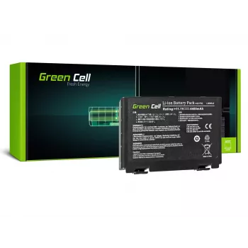 Batéria Green Cell AS01 pre ASUS K40 K50 K60 K70 X70, Li-Ion 10,8 V 4400 mAh, 6 článkov, čierna