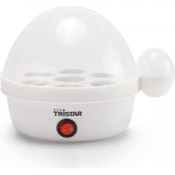 Varič vajec Tristar EK-3074 — kapacita 7 vajec, 350 W, transparentná/biela