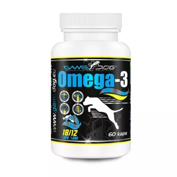 GAME DOG Omega-3 - doplnok stravy pre psov - 60 tabliet