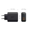 AUKEY PA-D2 nabíjačka pre mobilné zariadenia 36W čierna interiérová