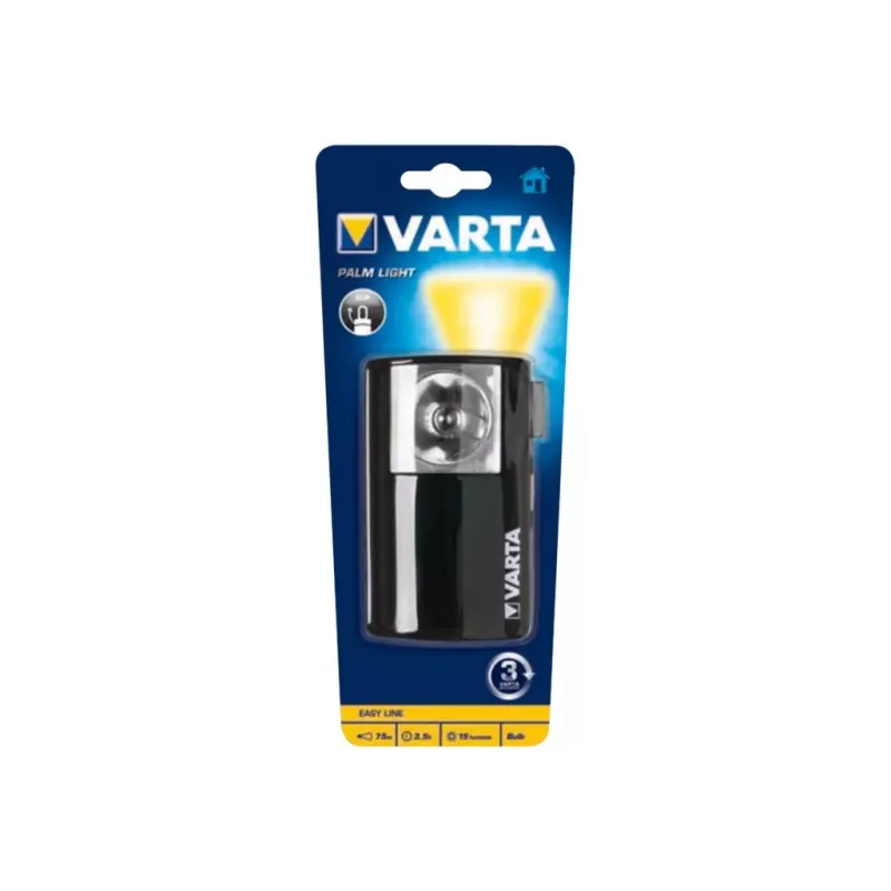 Ručná baterka Varta Palm Light 3R12 čierna
