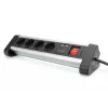 Predlžovacia zásuvková lišta Digitus DA-70614 s 2x USB portami