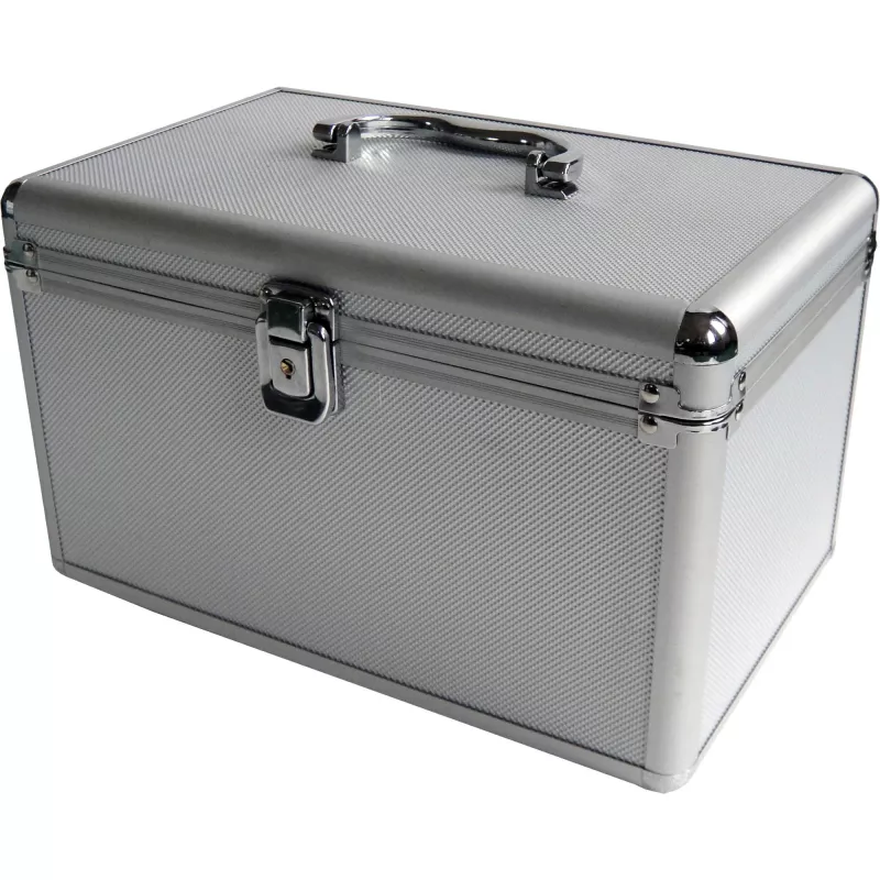 Box puzdro MediaRange BOX75 na 200 diskov strieborné