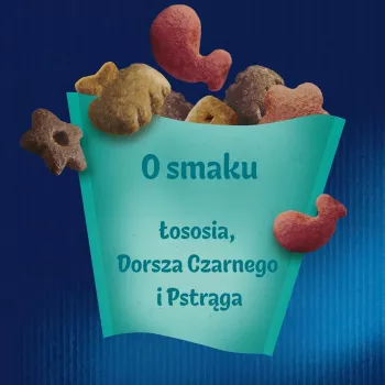Mačacie maškrty Felix Party Mix Ocean Mix vrecko 60 g – maškrta pre dospelé mačky