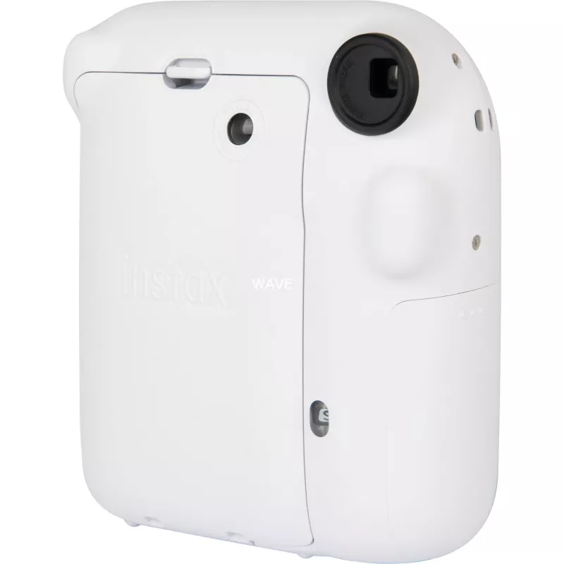 Instantná kamera Fujifilm Instax Mini 12 biela — výtlačky 86×54 mm, ohnisková vzdialenosť 60 mm, AA batéria
