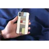 Puzdro na smartphone man and wood pre iPhone X/XS — biela