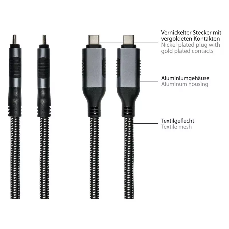 Good Connections Ethernet kábel USB-C RJ45, antracit, 3,0 m