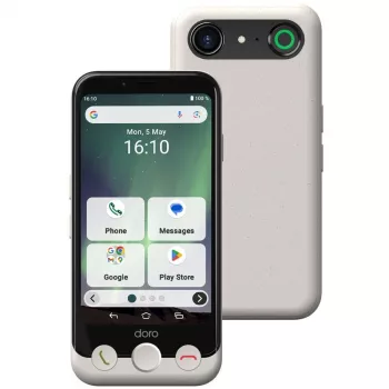Smartphone Doro Aurora A10 4,5 palca 4GB RAM 64GB čierna biela