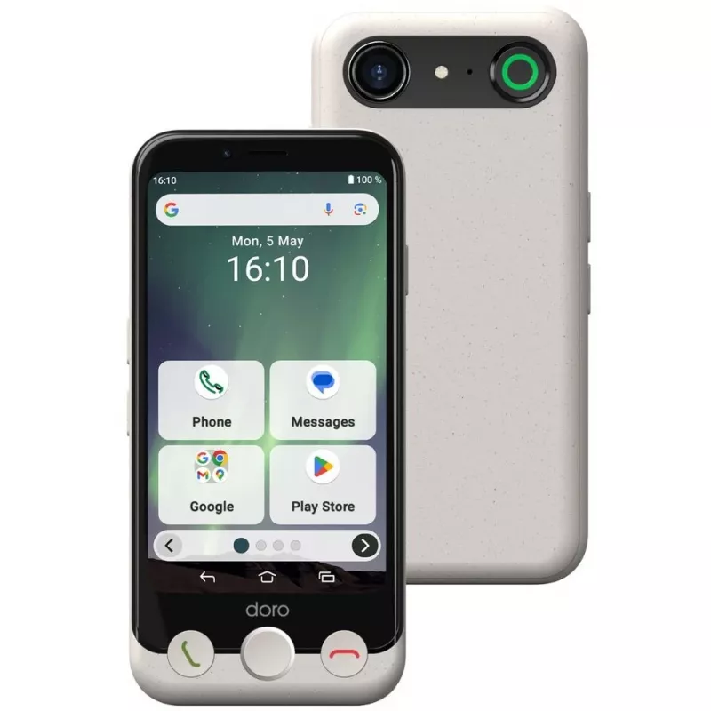 Smartphone Doro Aurora A10 4,5 palca 4GB RAM 64GB čierna biela