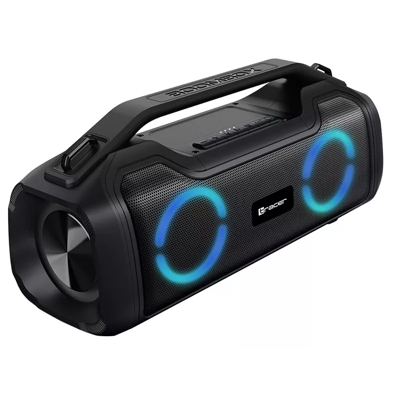 Stereo prenosný reproduktor TRACER BigBoy TWS Bluetooth 40 W RMS, Bluetooth 5.3, 12 h batéria, čierny