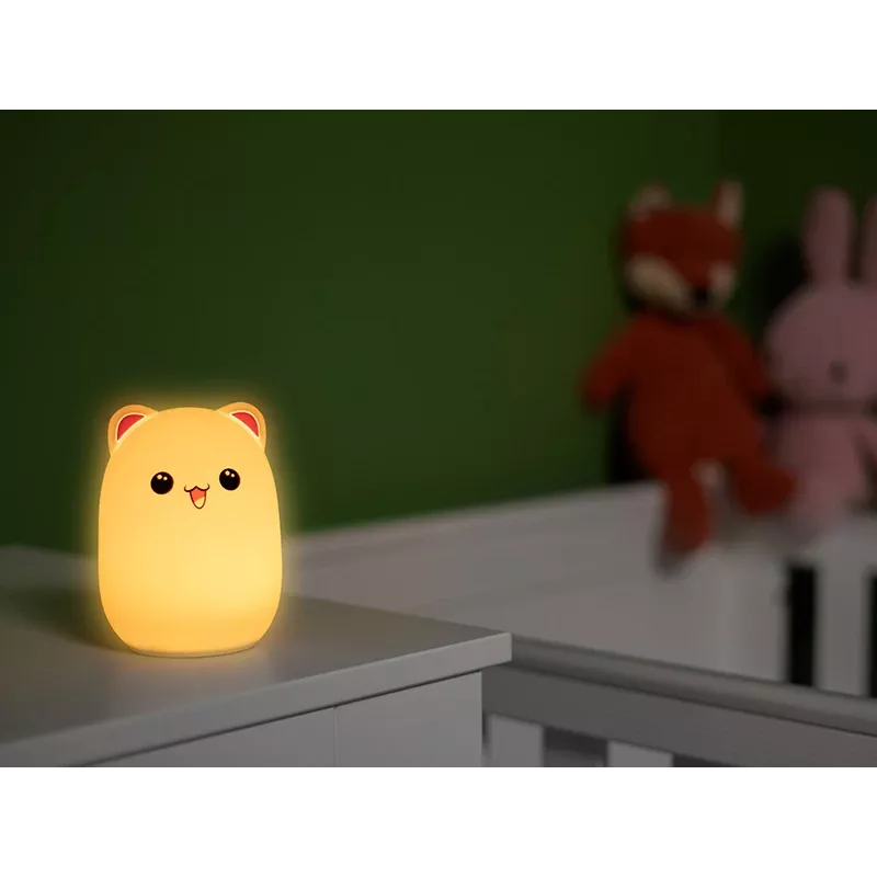 Stolová lampa TRACER TRAOSW47254 biely medvedík mäkký plyš