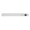 Spravovaný L2 sieťový switch UBIQUITI USW-Aggregation — 8 SFP+ slotov, podpora 10G, bez ventilátora, 1U rack, strieborná
