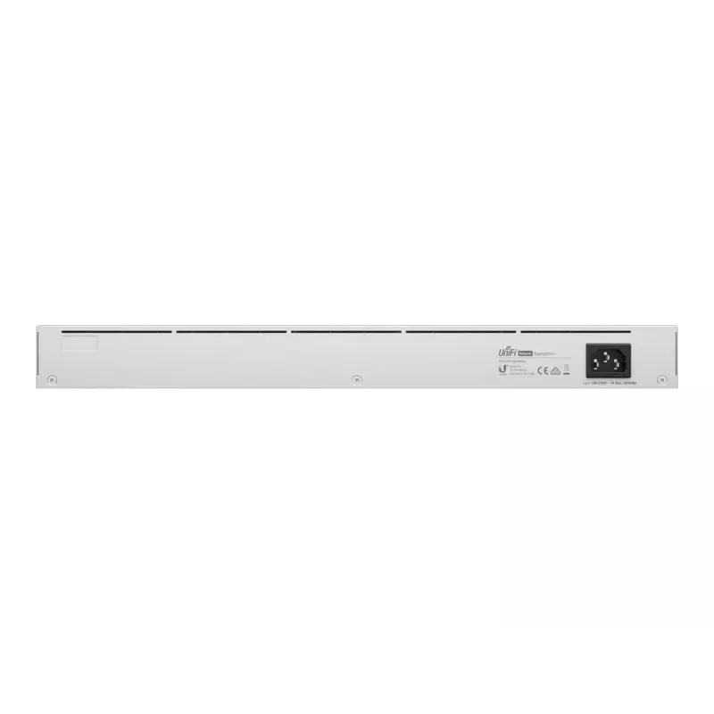 Spravovaný L2 sieťový switch UBIQUITI USW-Aggregation — 8 SFP+ slotov, podpora 10G, bez ventilátora, 1U rack, strieborná