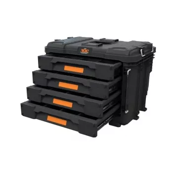 Kufrík na náradie KETER DIY ROC Pro Gear 4 Drawers Unit XL so 4 zásuvkami, technopolymér, 25 L