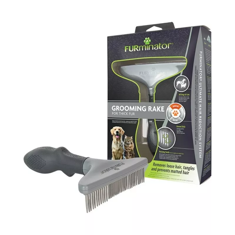 Furminator hrebeň na starostlivosť pre domáce zvieratá s hustou srsťou
