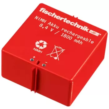 Nabíjačka batérií Fischertechnik 34969 NiMH 1500mAh 8,4V čierna červená