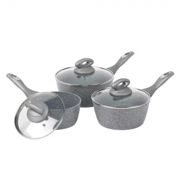 Sada hrncov Salter BW02986G1EU7 — 3-dielne hrnce 16 cm, 18 cm, 20 cm
