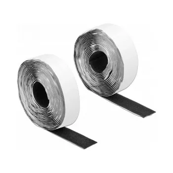 Suchý zips DeLOCK 19072 samolepiaci 5 m x 25 mm čierny