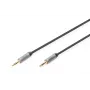 Digitus audio prepojovací kábel 3,5 mm jack na 3,5 mm jack 1,8 m čierny
